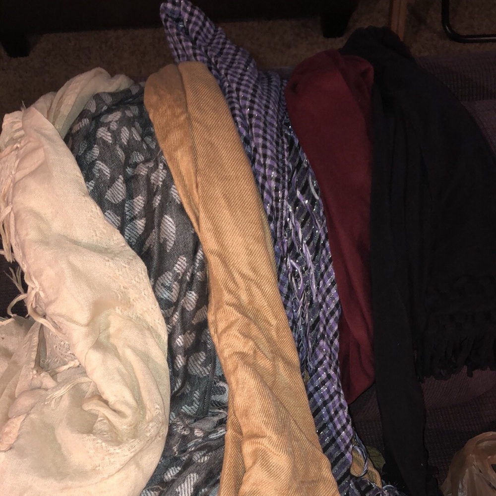 Assorted scarves
